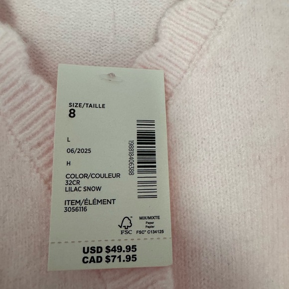 Gymboree Light Pink Cardigan with Bow - Picture 3 of 3